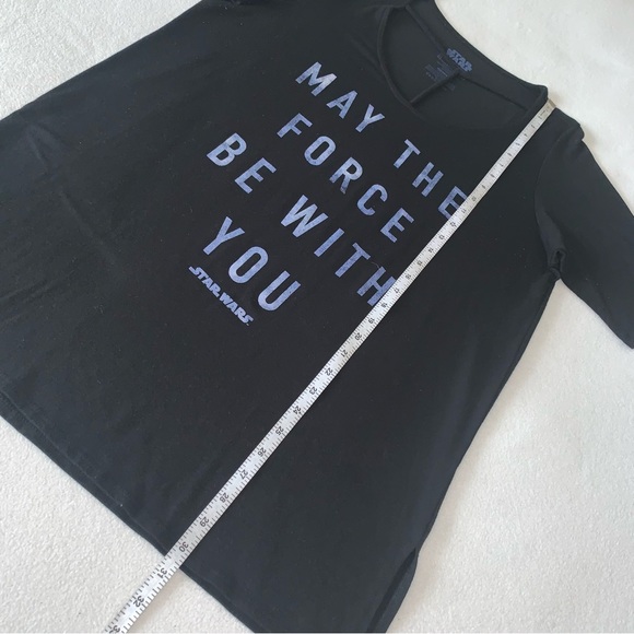 STAR WARS Cutout Tee “May the Force Be With You” Sexy Tee size 10X Torrid EUC - Picture 10 of 16